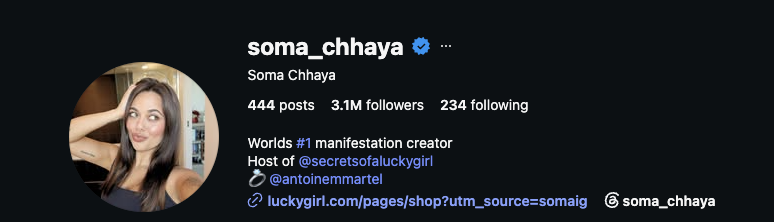 Soma Chhaya on Instagram